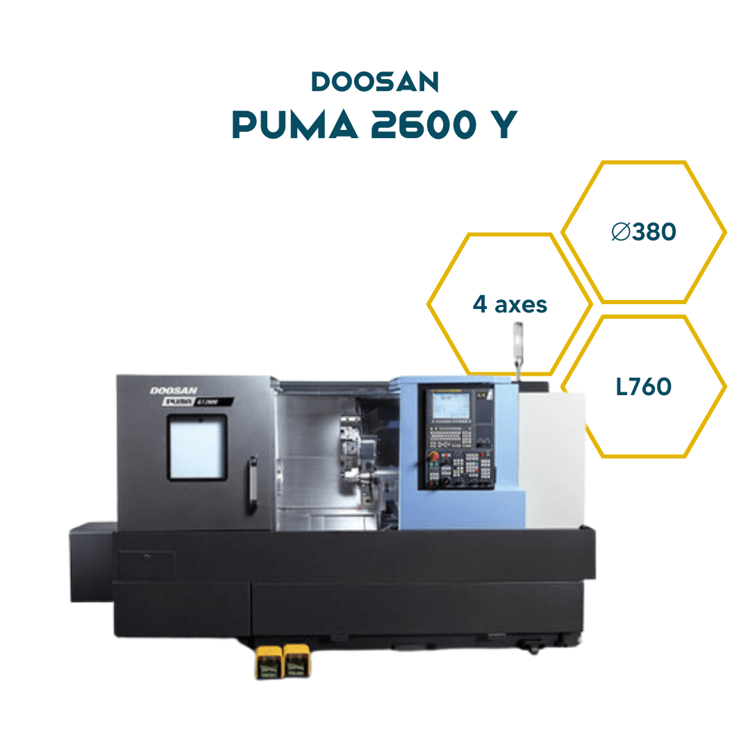 Puma 2600 Y- usinage en tournage de précision - parc machine LHERS