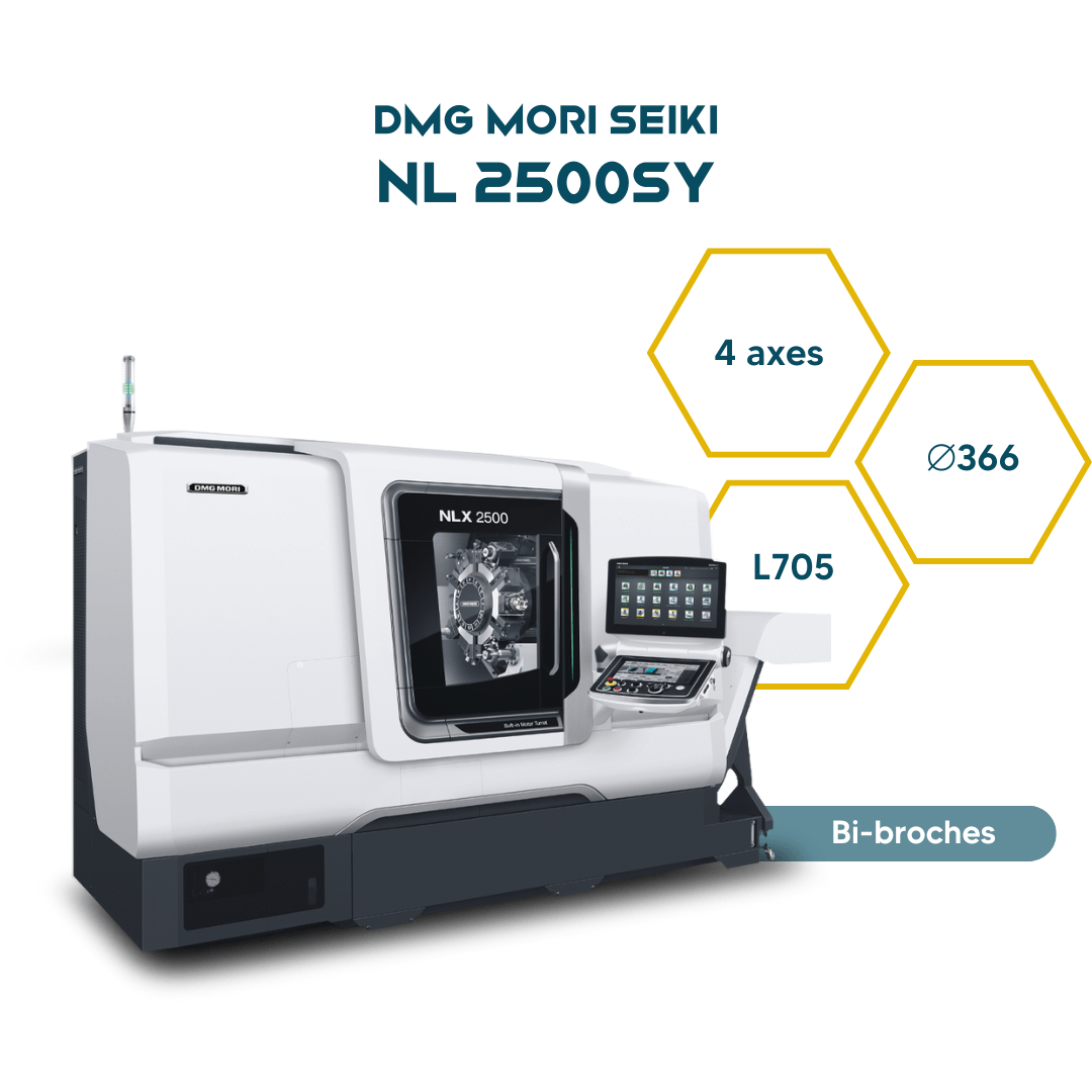 NL 2500SY- usinage en tournage de précision - parc machine LHERS