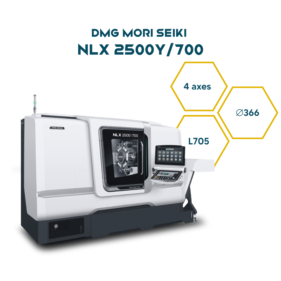 NLX 2500Y/700- usinage en tournage de précision - parc machine LHERS